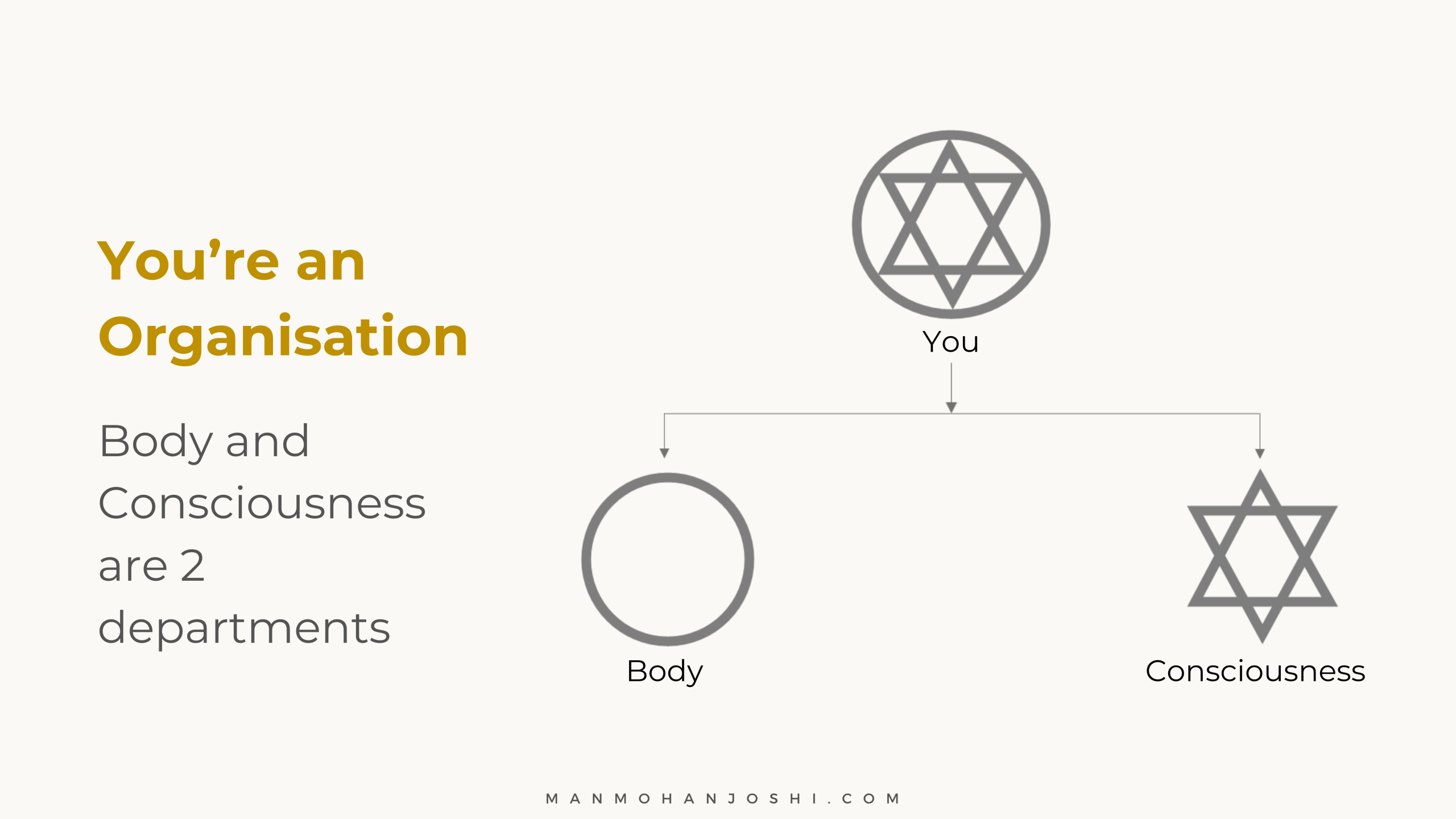 You're an Organisation